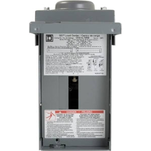 Square D QO 70-Amp 2-Space Outdoor Main Lug Load Center