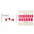 Nail Sticker (Red) - # Sweet Dream Wine Nail