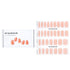 Nail Sticker (Orange) - # Spring Coral Nail