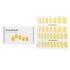 Nail Sticker (Patterned) - # Nutty Yellow Nail