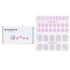 Nail Sticker (Pink) - # Tear Drop Nail