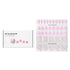 Nail Sticker (Pink) - # Pink Shell Pedi