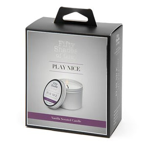 Fifty Shades Of Grey Play Nice Vanilla Candle