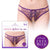 Dolce 04 Sheer Violet Lace Embroidered Open Crotch Panties