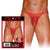 Guy's Men's Lace Thong GS-004 - # Red