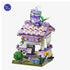 Food Street Series - Classical Grape Juice Shop Building Bricks Set