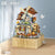 LOZ Mini Blocks -Windmill Music Box Building Bricks Set