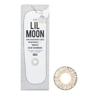 Lilmoon Cream Beige 1 Day Color Contact Lenses - - 0.00