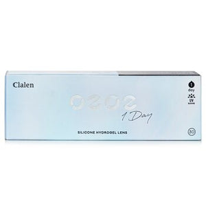 1 Day O2O2 Clear Contact Lenses - -1.00