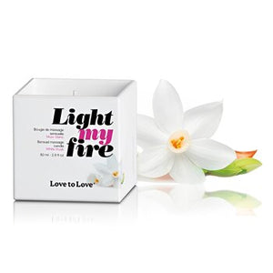 Light My Fire Sensual Massage Candle - White Musk