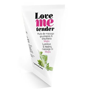 Love Me Tender Luscious &amp; Heating Massage Oil - Mojito