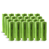 IP Power Ni-Mh AA 2000mAh 1.2V Rechargeable Flat Top Battery - 24 Pack