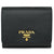 Saffiano Leather Short Trifold Clasp Wallet 1MH176