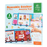 Reusable Stickers Activity Pad - Fire Truck &amp; Ice Cream Truck