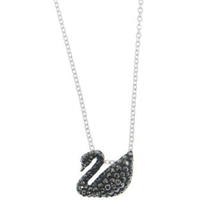 Swarovski Iconic Swan pendant Swan 5347330  - Small, Black, Rhodium plated