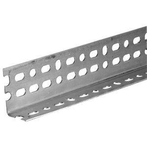 SteelWorks 1-1/2" x 1-1/2" x 2" 14 ga Steel Plated Slotted Angle