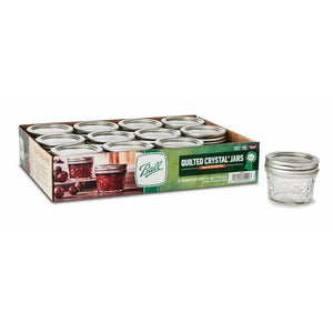 Ball 12-Count Quilted Crystal Jelly Jar