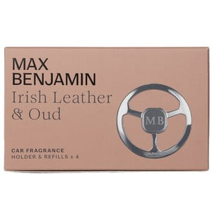 Car Fragrance Gift Set - Irish Leather &amp; Oud