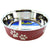 Loving Pets Stainless Steel & Merlot Dish with Rubber Base - Large - 8.5