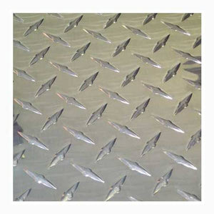 SteelWorks 12" x 24" .063 ga Bright Aluminum Tread Plate