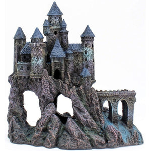 Penn Plax Dark Castle Aquarium Decor - 12"L x 8.5"W x 14"H