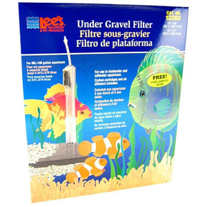 Lees Original Undergravel Filter - 60" Long x 15" Wide or 72" Long x 12" Wide (90-100 Gallons)