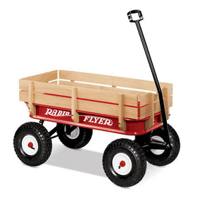 Radio Flyer All-Terrain Steel & Wood Wagon