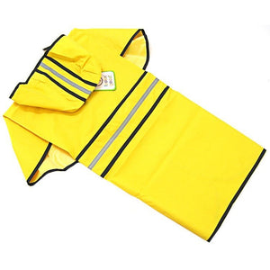Fashion Pet Rainy Day Dog Slicker - Yellow - XX-Large (29"-34" From Neck to Tail)