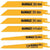 DEWALT 6-Pack Wood/Metal Cutting Reciprocating Saw Blade