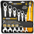 GearWrench 7-Piece 72-Tooth 12 Point Flex Head Ratcheting Combination Wrench Set