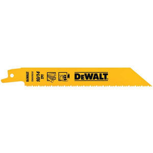 DEWALT 5-Pack 6" 10/14 TPI Reciprocating Saw Blade