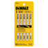 DEWALT 5-Piece 4" 6 TPI Fast/Clean Jig Saw Blade