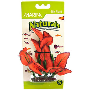 Marina Silk Foreground Aquarium Plant - Red - Medium (6" Tall)