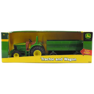 Tomy 1:16 John Deere Tractor with Wagon