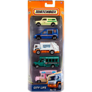Matchbox Adventure Fleet Vehicles 5-Pack Assortment