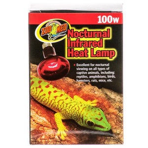 Zoo Med Nocturnal Infrared Heat Lamp - 100 Watts