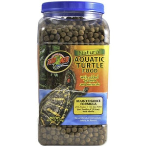 Zoo Med Natural Aquatic Turtle Food - Maintenance Formula (Pellets) - 45 oz