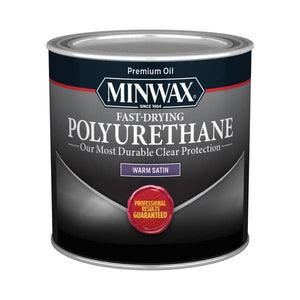 Minwax 8 oz Clear Gloss Fast-Drying Polyurethane Wood Finish