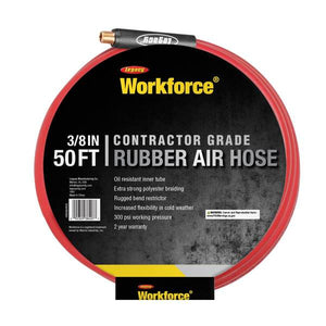 Legacy 3/8" x 25' Workforce Rubber Air Hose