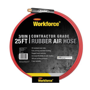 Legacy 3/8" x 25' Workforce Rubber Air Hose
