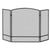 Panacea 3 Panel Fireplace Screen