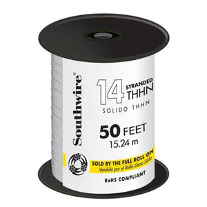 Southwire 50' 14 Stranded THHN Copper Conductor Cable