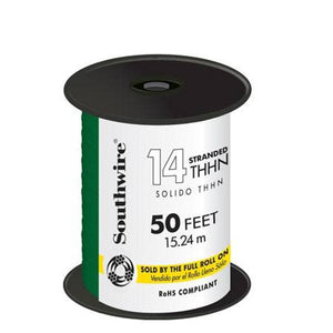 Southwire 50' 14 Stranded THHN Copper Conductor Cable