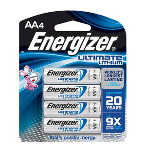 Energizer Lithium "AA" Batteries