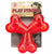 Spot Play Strong Rubber Trident Dog Toy - Red - 6