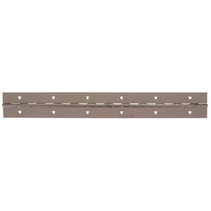 Hillman 1-1/2" x 30" Nickel Continuous Hinge