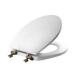 Mayfair Edgewater Round Enameled Wood Toilet Seat