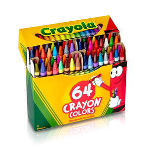 Crayola 64 Count Lift Lid Crayons Set