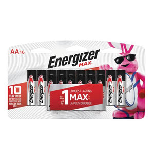 Energizer "AA" Alkaline Batteries