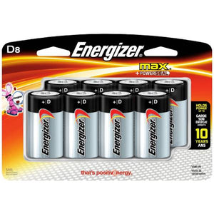Energizer Max "D" Alkaline Battery